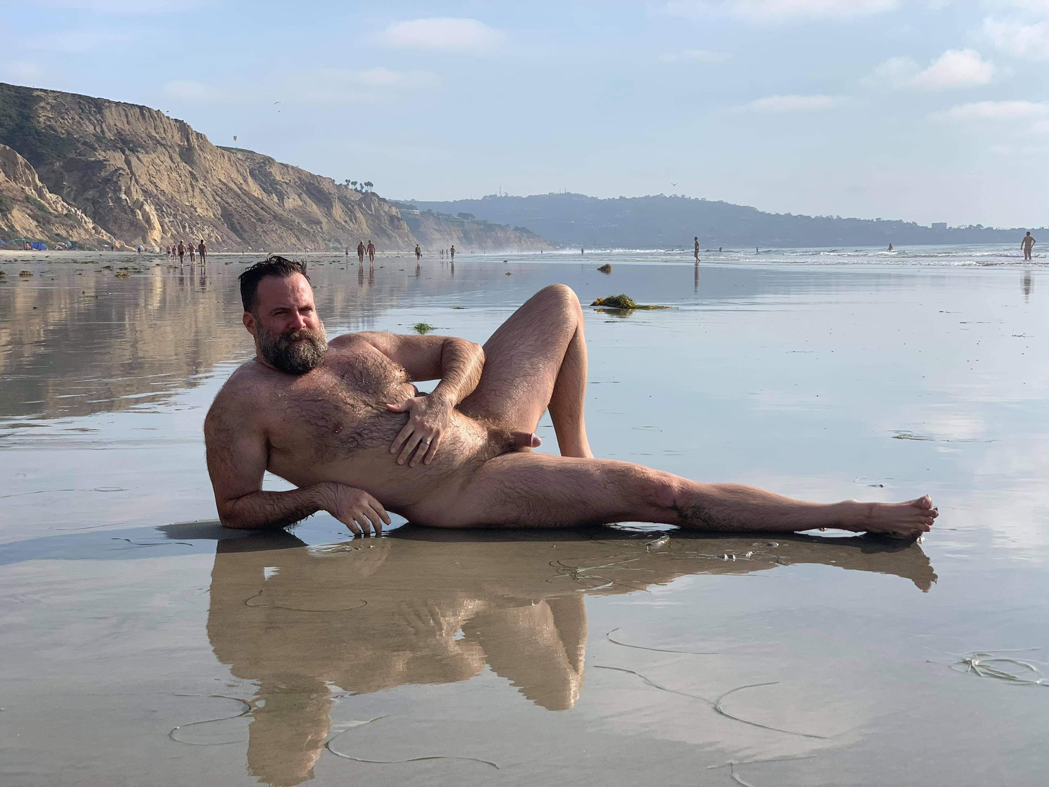 Silverdaddies Gallery - Silverdaddies Gallery Artwork Hairy Main Muscles Nude Public